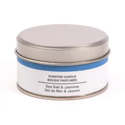 Bougies^Muji Bougie Métal  ‐ Sel de mer