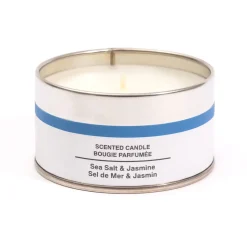 Bougies^Muji Bougie Métal ‐ Sel de mer