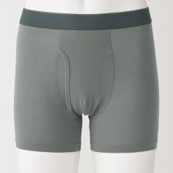 Sous‐Vêtements^Muji Boxer avec ouverture frontale en lyocell pour homme.