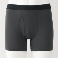 Sous‐Vêtements^Muji Boxer avec ouverture frontale en lyocell pour homme.