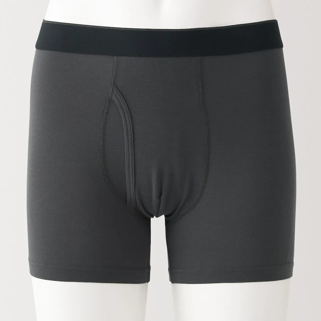 Sous‐Vêtements^Muji Boxer avec ouverture frontale en lyocell pour homme.