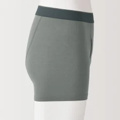 Sous‐Vêtements^Muji Boxer avec ouverture frontale en lyocell pour homme.