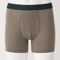 Sous‐Vêtements^Muji Boxer avec ouverture frontale en lyocell pour homme.