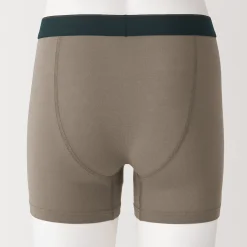 Sous‐Vêtements^Muji Boxer avec ouverture frontale en lyocell pour homme.