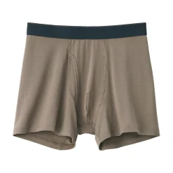 Sous‐Vêtements^Muji Boxer avec ouverture frontale en lyocell pour homme
