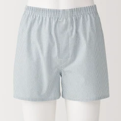 Sous‐Vêtements^Muji Boxers à ouverture frontale en pur coton pour homme
