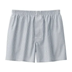 Sous‐Vêtements^Muji Boxers à ouverture frontale en pur coton pour homme