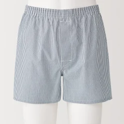 Sous‐Vêtements^Muji Boxers à ouverture frontale en pur coton pour homme