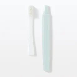 Soin Bucco‐Dentaires|Accessoires De Voyage^Muji Brosse à dents avec tête interchangeable ‐ Poils moyens