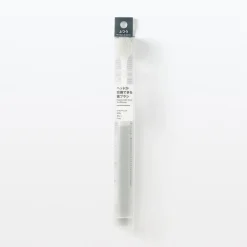 Soin Bucco‐Dentaires|Accessoires De Voyage^Muji Brosse à dents avec tête interchangeable ‐ Large, poils moyens