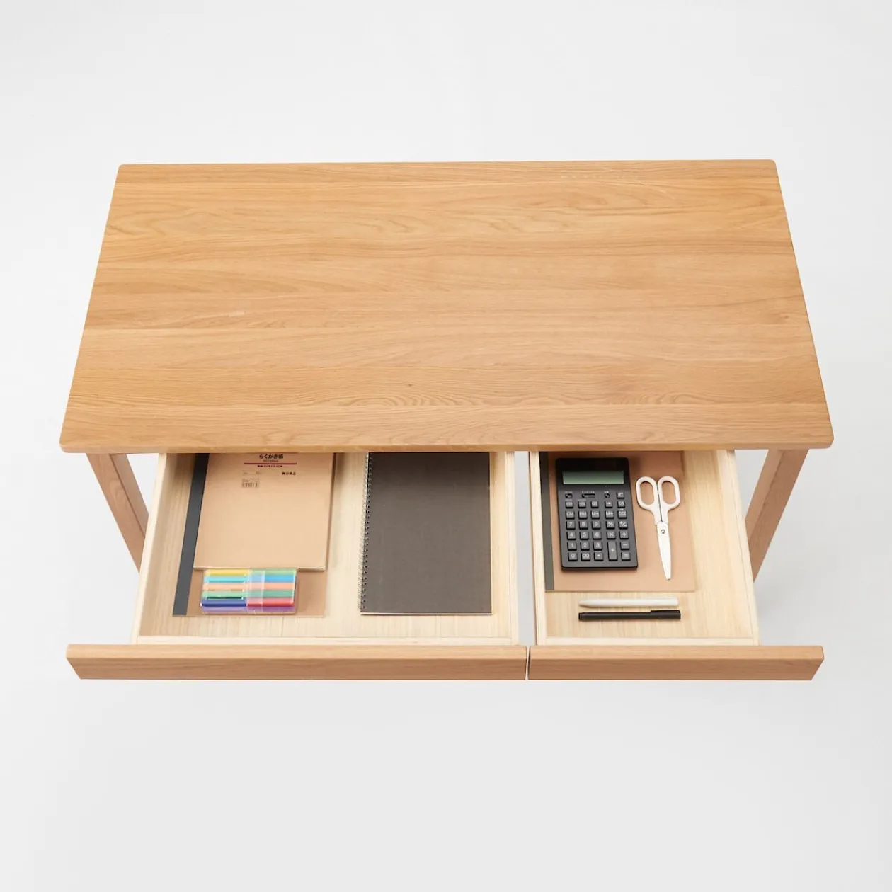 Bureau^Muji Bureau en bois de chêne