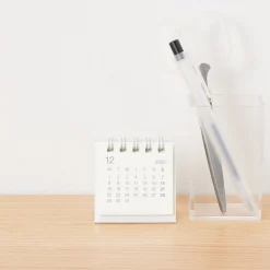 Agendas Et Calendriers^Muji Calendrier de bureau 2026 en papier bagasse - Format mini
