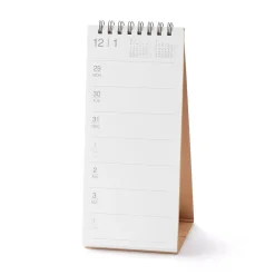 Agendas Et Calendriers^Muji Calendrier de bureau hebdomadaire vertical 2026