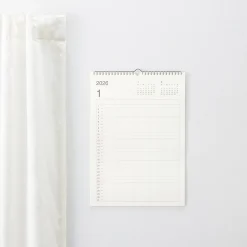 Agendas Et Calendriers^Muji Calendrier mural familial 2026 en papier bagasse - Format A3