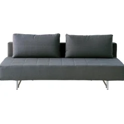 Canapés Et Repose-Pieds^Muji Canapé convertible 2 places en coton chiné anthracite (Dont Eco‐part. 8,50 €)