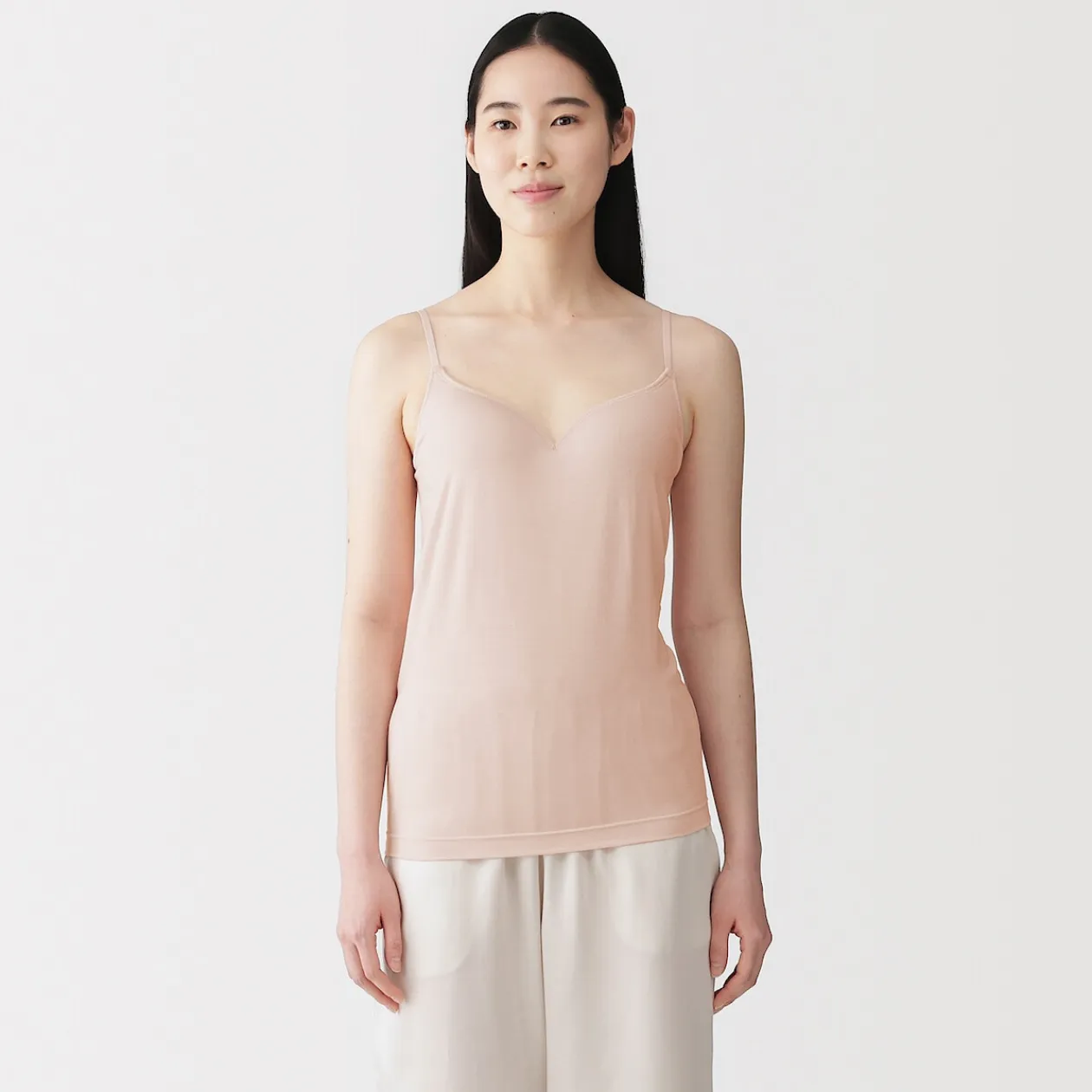 Sous‐Vêtements^Muji Caraco à soutien intégré en mélange de lyocell pour femme