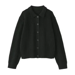 Pulls Et Cardigans^Muji Cardigan à col en tricot de coton mélangé pour femme