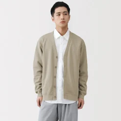 Pulls Et Cardigans^Muji Cardigan à col en V à double tricot pour homme