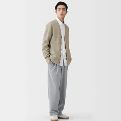 Pulls Et Cardigans^Muji Cardigan à col en V à double tricot pour homme