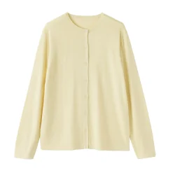 Pulls Et Cardigans^Muji Cardigan à col ras du cou en mélange de fibres de soja pour femme