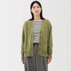 Pulls Et Cardigans^Muji Cardigan avec col en V en maille moyenne pour femme