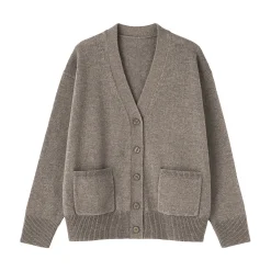 Pulls Et Cardigans^Muji Cardigan avec col en V en maille moyenne pour femme