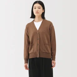 Pulls Et Cardigans^Muji Cardigan avec col en V en maille moyenne pour femme