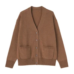 Pulls Et Cardigans^Muji Cardigan avec col en V en maille moyenne pour femme