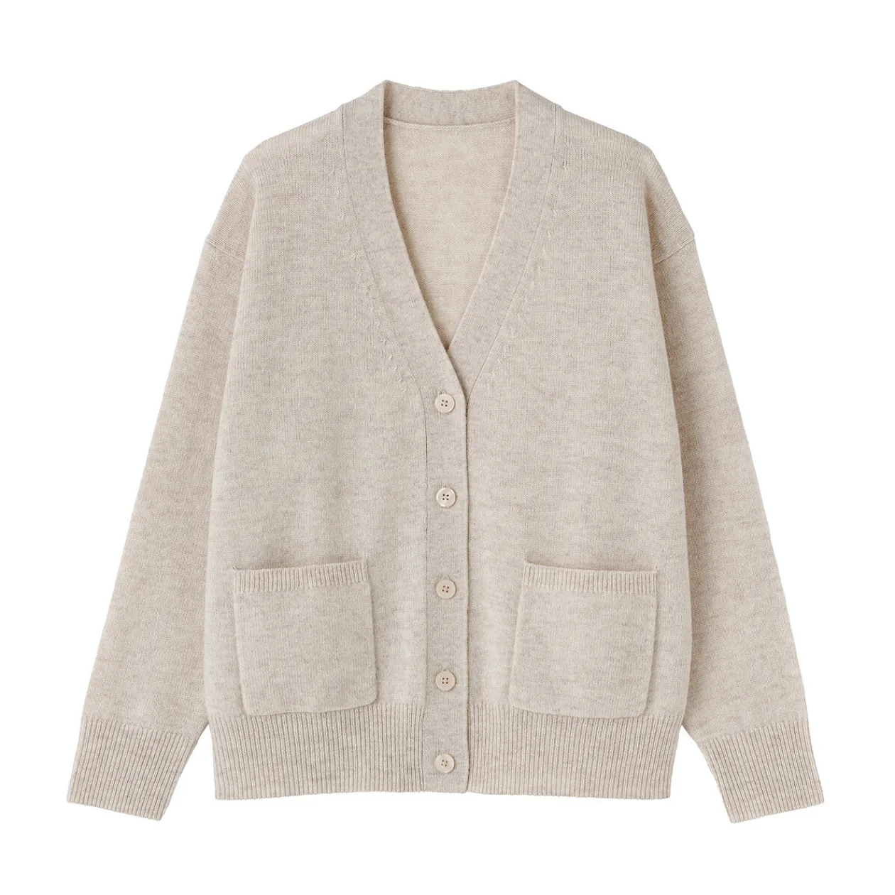 Pulls Et Cardigans^Muji Cardigan avec col en V en maille moyenne pour femme