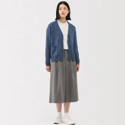 Pulls Et Cardigans^Muji Cardigan avec col en V en maille moyenne pour femme