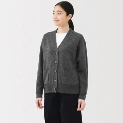 Pulls Et Cardigans^Muji Cardigan avec col en V en maille moyenne pour femme