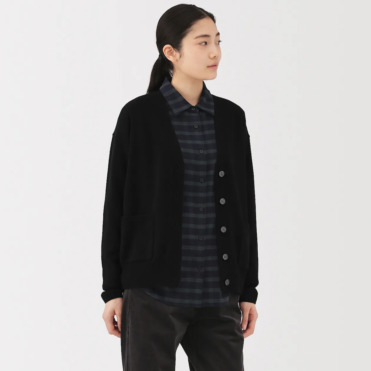 Pulls Et Cardigans^Muji Cardigan avec col en V en maille moyenne pour femme