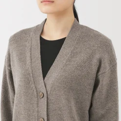 Pulls Et Cardigans^Muji Cardigan avec col en V en maille moyenne pour femme