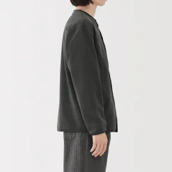 Vestes Et Manteaux|Pulls Et Cardigans^Muji Cardigan en polaire de polyester recyclé pour homme