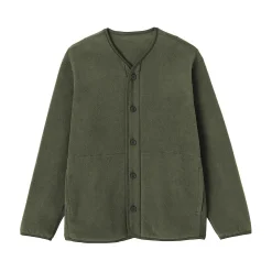 Vestes Et Manteaux|Pulls Et Cardigans^Muji Cardigan en polaire de polyester recyclé pour homme