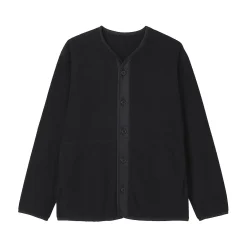 Vestes Et Manteaux|Pulls Et Cardigans^Muji Cardigan en polaire de polyester recyclé pour homme