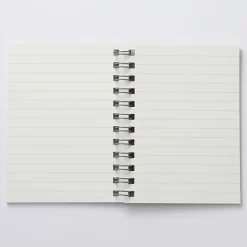 Cahiers À Lignes^Muji Carnet à double spirale en papier d``arbres de plantation A7