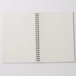 Cahiers À Lignes^Muji Carnet à double spirale en papier d`arbres de plantation A5