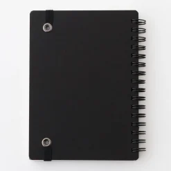 Cahiers À Lignes^Muji Carnet double spirale A6 en papier de grande qualité avec attache élastique