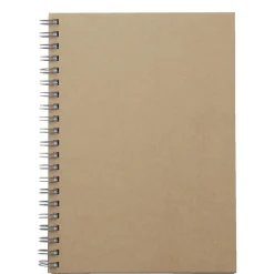 Cahiers Ordinaires^Muji Carnet double spirale en papier recyclé format B6