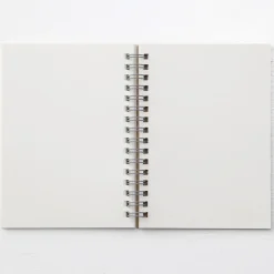 Cahiers Ordinaires^Muji Carnet double spirale en papier recyclé A6