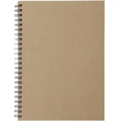 Cahiers Ordinaires^Muji Carnet double spirale en papier recyclé A5