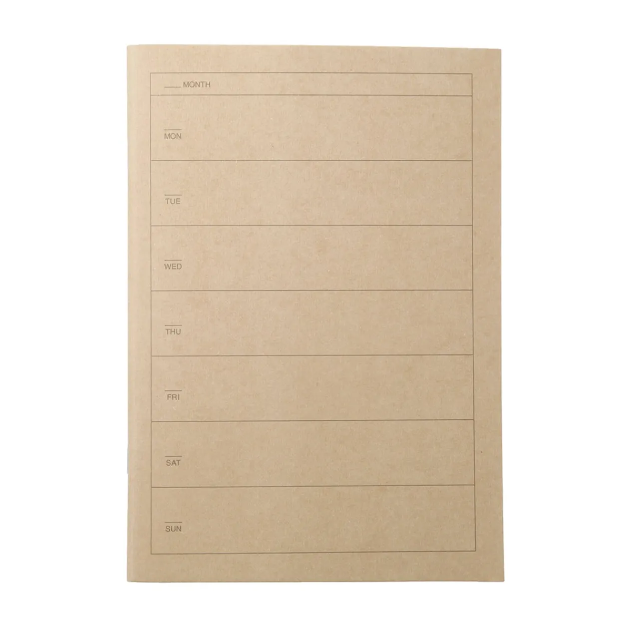 Agendas Et Calendriers^Muji Carnet hebdomadaire