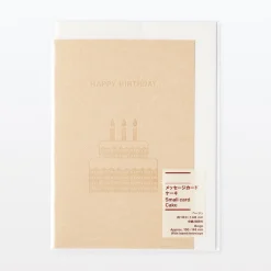 Emballages Cadeaux^Muji Carte message ‐ Gâteau