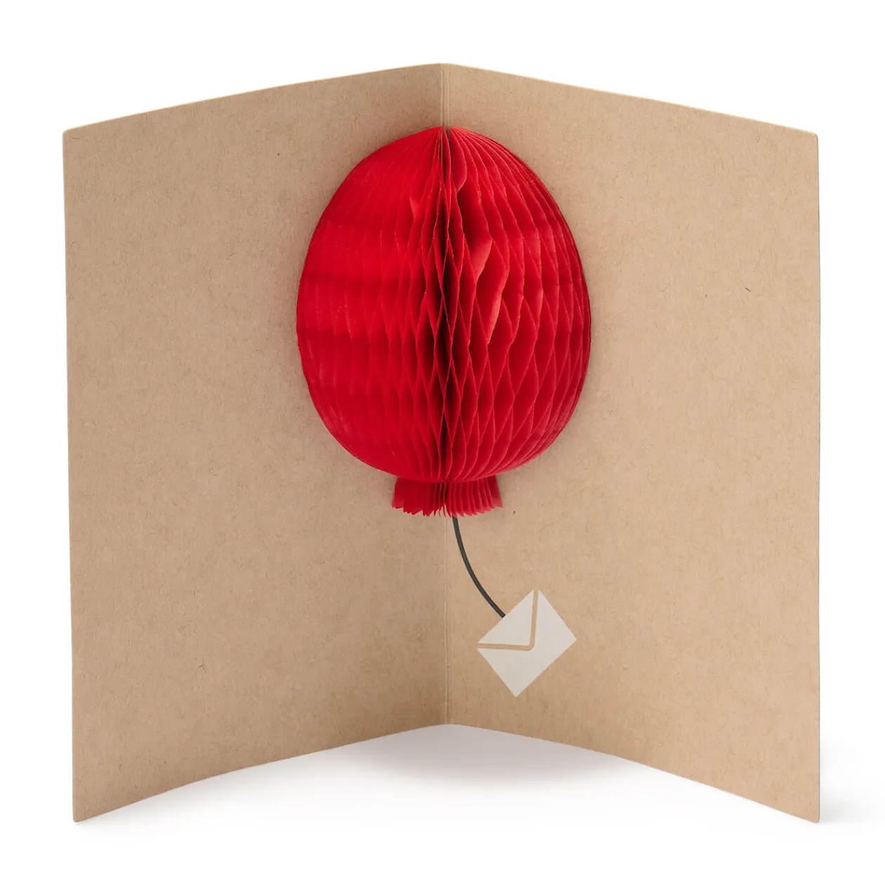 Emballages Cadeaux^Muji Carte pop-up en nid d'abeille - Ballon