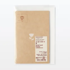Emballages Cadeaux^Muji Carte pop‐up en papier alvéolé ‐ Fleur