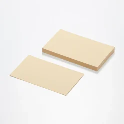 Feuilles Volantes^Muji Cartes postales en bambou Blanc