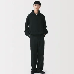 Pulls Et Cardigans|Hoodies Et Sweatshirts^Muji Chandail à capuchon en coton traditionnellement tricoté pour homme