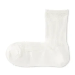 Chaussettes^Muji Chaussettes avec bord confortable et rayures pour femme
