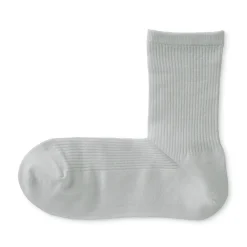 Chaussettes^Muji Chaussettes avec bord confortable et rayures pour femme